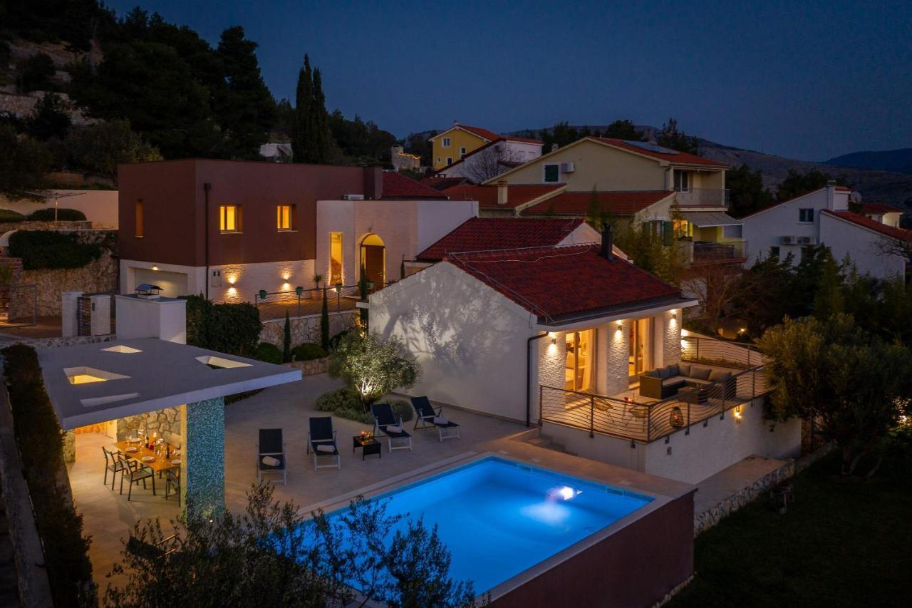 Villa Tela With Pool Žaborić Exteriér fotografie